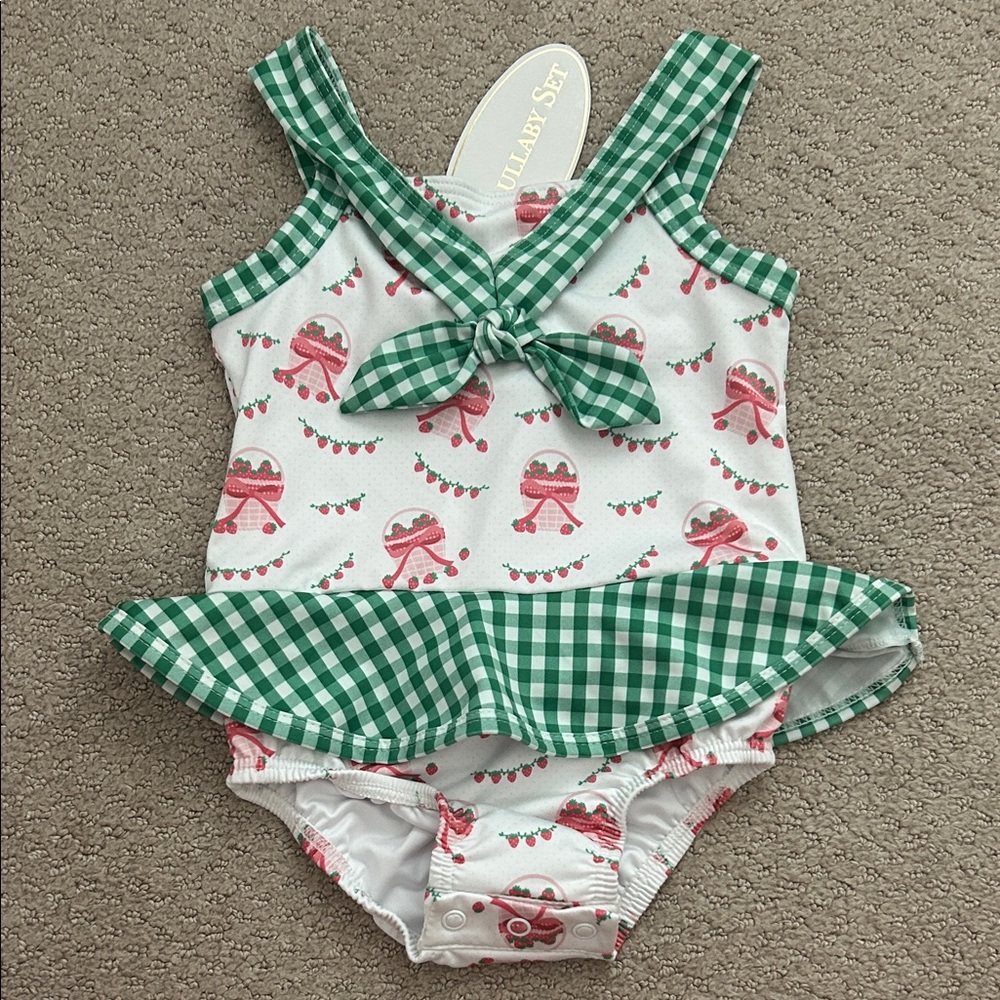 NWT Lullaby Set strawberry swimsuit